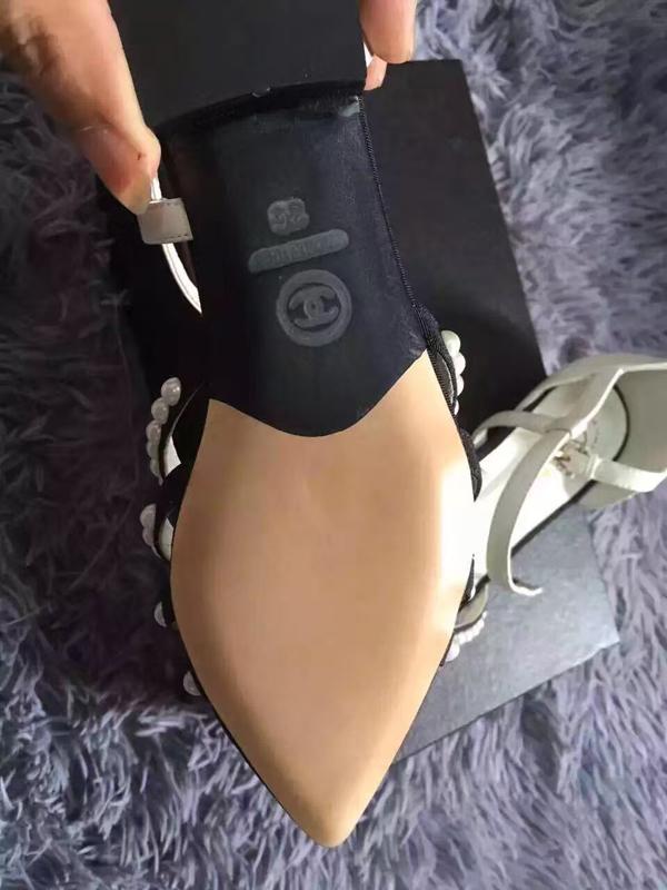 秋冬最新CHANEL シャネル コピー パールで格上げストラップパンプス素敵 豪華パールストラップパンプス 7060513 