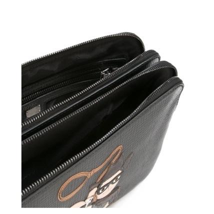 16-17AW 【ドルチェ&ガッバーナ コピー】Dolce & Gabbana パッチ ジップ クラッチ BM1253AC73680999