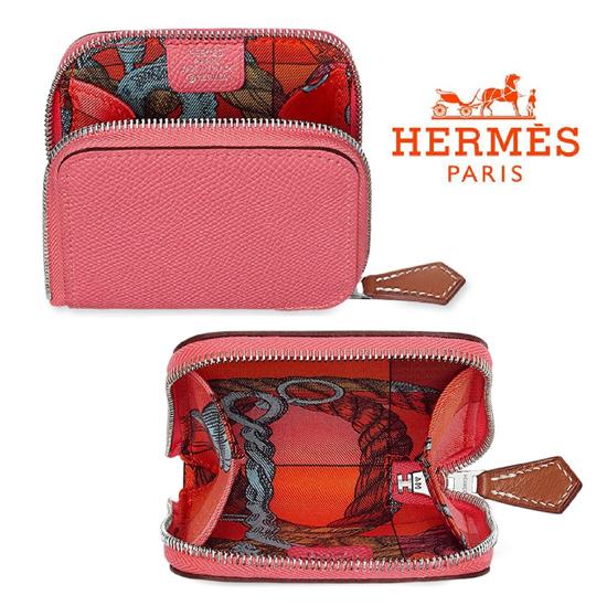 可愛い！ローズアザレ★HERMES エルメス コピーシルクイン コインケース 6051312