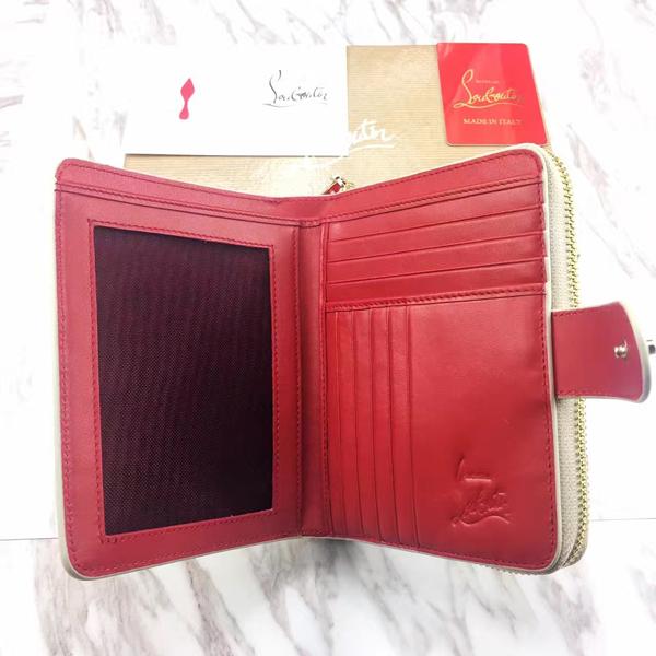 クリスチャンルブタン コピー ☆Panettone Zipped Vertical Compact Wallet 1165079R095