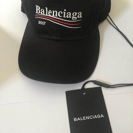 新作 大人気 17AW BALENCIAG バレンシアガ キャップ コピー ロゴキャップ ブラック 7090101 