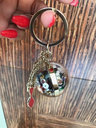 限定☆ ルブタンコピー サイン入り Key Ring ☆キーリング★3175125M023