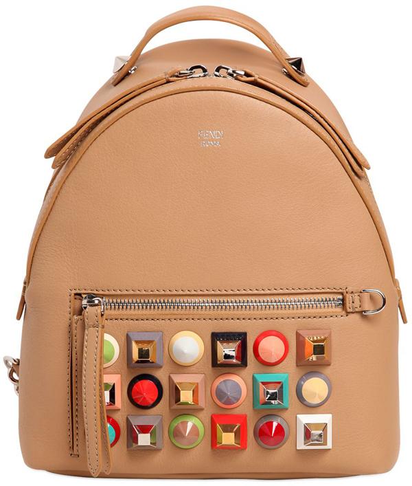 2017春夏新作 FENDI フェンディスーパーコピー◆素敵 ミニ スタッズ レザー バックパック 7060822