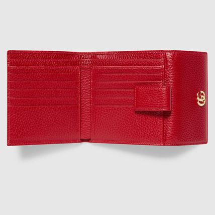 2017SS GUCCI グッチ スーパーコピー プチ マーモント フレンチフラップウォレット ◇456122 CAO0G 6433