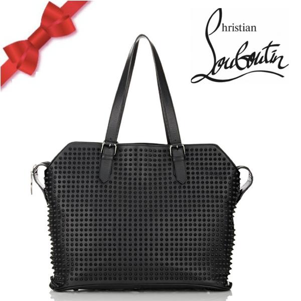 ChristianLouboutin スパイクレザーシドトートバッグ 7011603