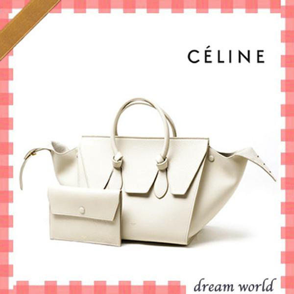 2015秋冬最新作★注目モデル★CELINE セリーヌスーパーコピー★TIE ハンドバッグ Chalk 175883TKB38NO-1