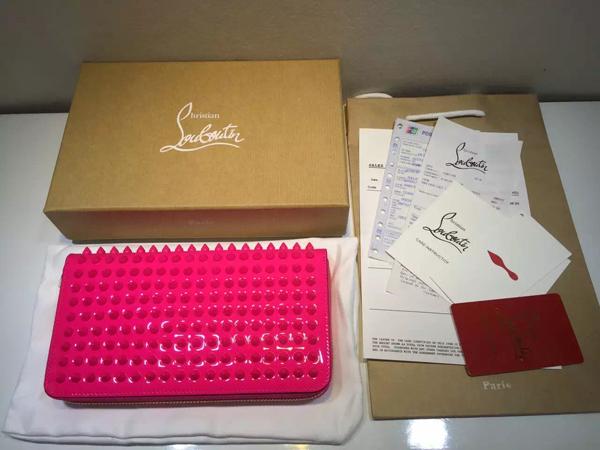 SS16新作 ルブタン 財布 コピー セール★ルブタン Panettone Spike Stud 長財布 3135058