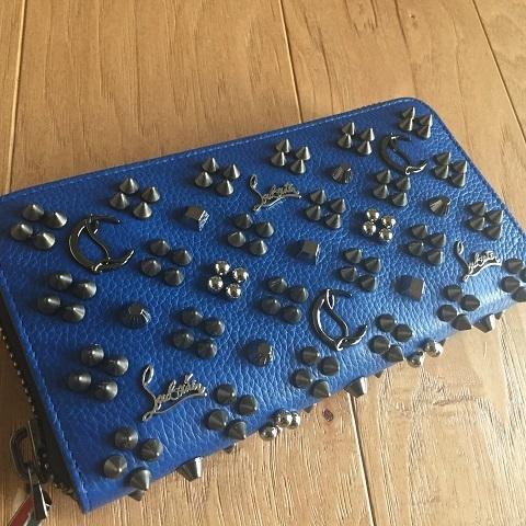 ルブタン 財布 コピー Panettone長財布Loubinthesky☆インディゴ 7042702