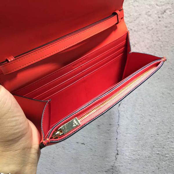 新色大人気☆ Christian Louboutin ☆ ルブタン コピー スタッズ 長財布 R108 CARMIN