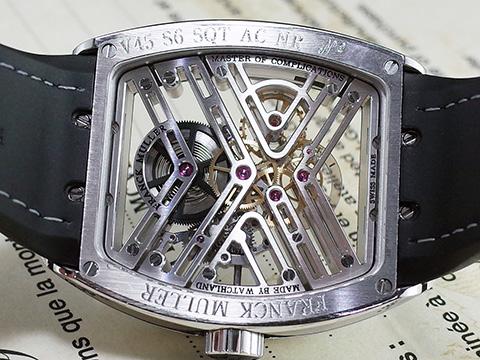 フランクミュラー スーパーコピー ヴァンガード 7デイズ パワーリザーブ スケルトン V45S6SQT