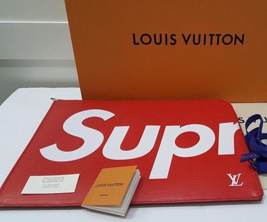 LOUIS VUITTON x Supreme ルイヴィトン M67722 ポシェットジュールGM