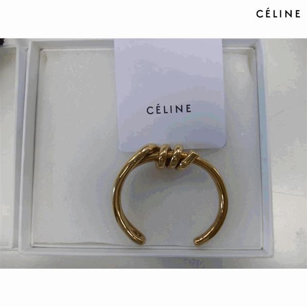 AW16 CELINE セリーヌスーパーコピー バーベル ブレスレット ゴールド 46F636BRA.18BR