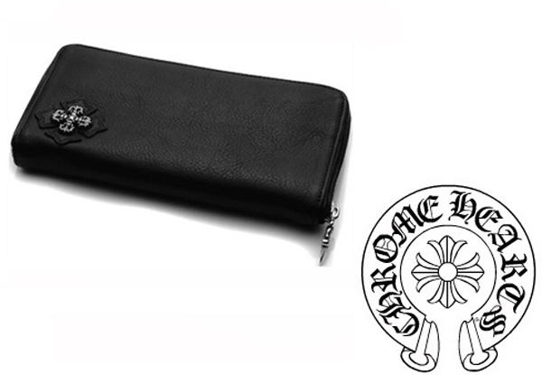 クロムハーツ財布 コピー フィリグリープラス ブラック ウォレット Chromehearts612014