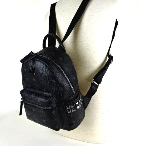 MCM コピー エムシーエム MMK5SVE41 BK001 ブラック スタッズ BACKPACK リュック XS 
