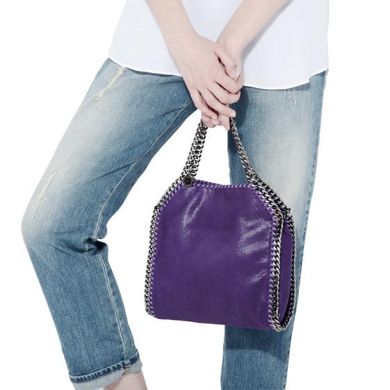 新作 ステラマッカートニー スーパーコピー Stella McCartney♡Mini Tote♡ パープル 371223W91325067
