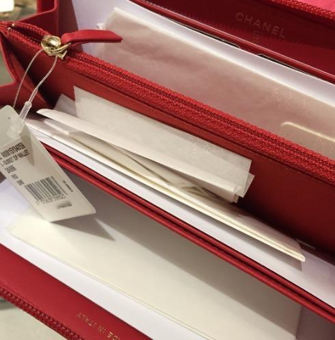 CHANEL長財布 コピー めちゃエレガント♡キラッ縁取りzipW 6050904