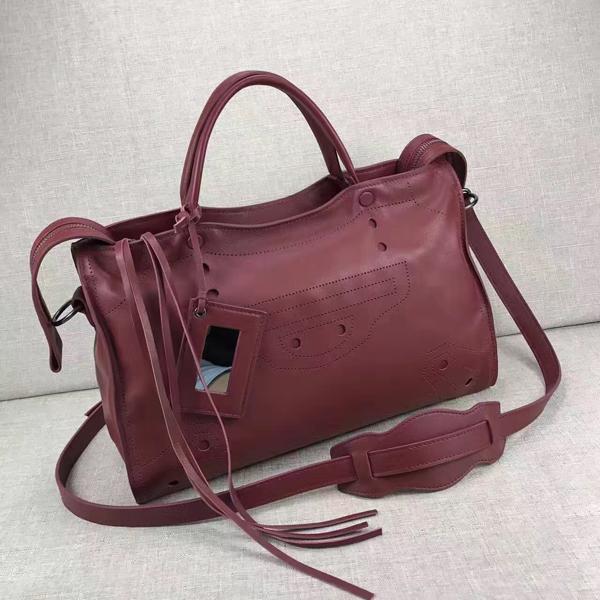 2016-17AW BALENCIAGA バレンシアガスーパーコピー ブラックアウト シティ ショルダーバッグ 443517 DRU1T 1000
