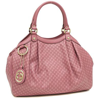 グッチ スーパーコピー バッグ GUCCI 211944 BMJ1G 6224 シマレザー スーキー ミディアム ハンドバッグ/トートバッグ ヴィンテージローズ 