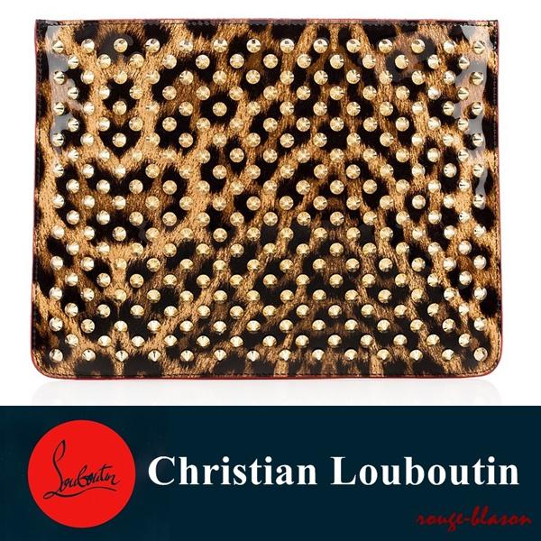 新作クリスチャンルブタン コピー Christian Louboutin 新作！loubiposh baby pouch レオパード 7042605