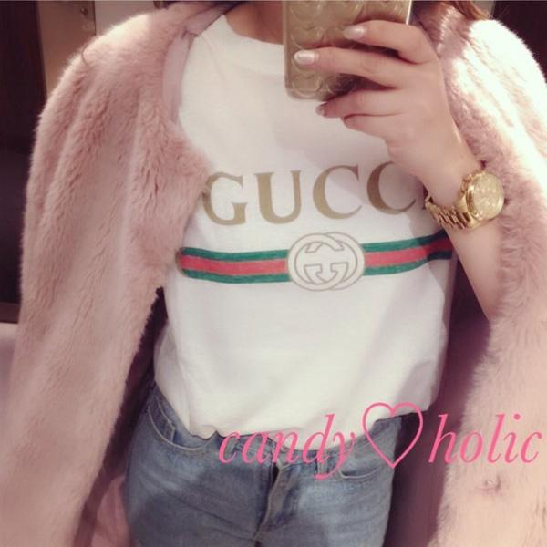 GUCCI 2017AW グッチスーパーコピーギフトOK ロゴTシャツ ユニセックス 7080901