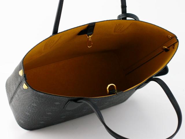 エムシーエム【MCM コピー】バッグ トートバッグMWP4AVI24 BK001 SHOPPER PROJECT トートバッグ ポーチ付 ブラック レザー ユニセックス