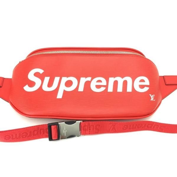 2017年秋冬限定 LOUIS VUITTON Supreme ルイ・ヴィトン シュプリーム メッセンジャー ウエストポーチ 