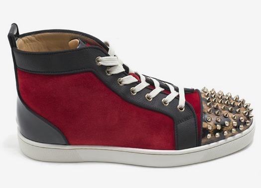 新作クリスチャンルブタン コピー Christian Louboutin Lou Spikes ハイトップスニーカー 7042608
