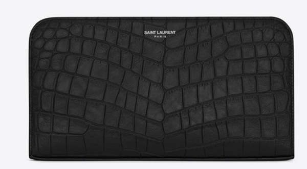 即発関送込* YSLサンローラン財布スーパーコピー クロコダイルフルジップ長財布 7060309