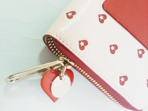 国内即納★JIMMY CHOO MILLY 長財布 バレンタイン限定ハート柄 7040507