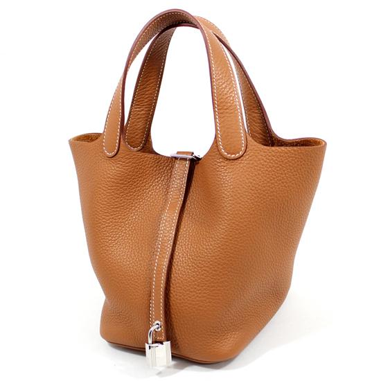HERMESコピー/エルメス★ピコタンPM×トートBAG×ゴールド★新作