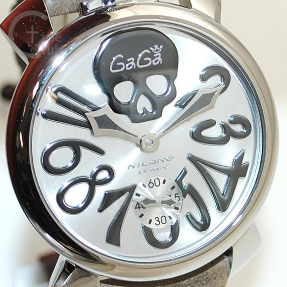 ガガミラノ スーパーコピーGaGa MILANO 時計 5010ART.01S マヌアーレ 48mm ベージュ/シルバー メンズ