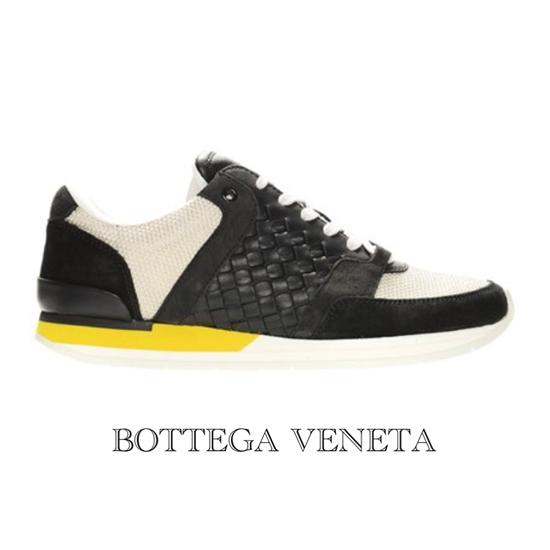 【BOTTEGA VENETA】レザースニーカーウィーブ ブラック 7082804