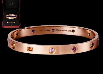 CARTIER LOVEブレスレットB6036517ローズゴールド＋ストーン