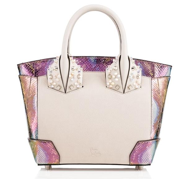 新作 虹色がエレガント ルブタン Eloise Small Two Handle Bag 3175059M863