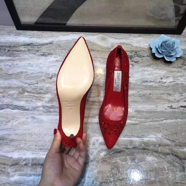 16AW ジミーチュウ スーパーコピー Jimmy Choo★ROMY 60 Red ROMY60TEK