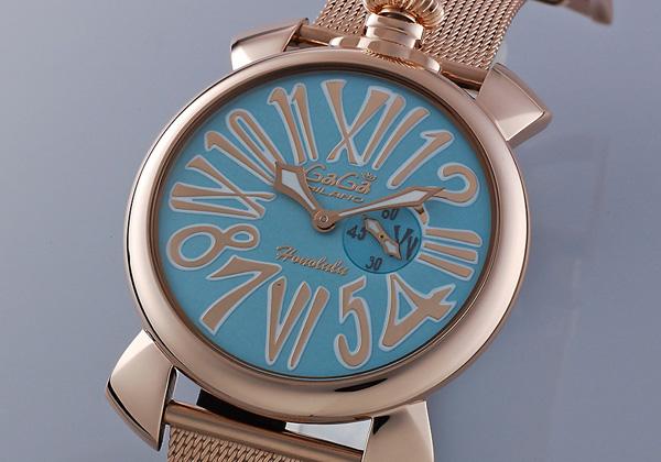 ガガミラノスーパーコピー スリム 46mm ユニセックス 限定モデル 時計 5081.L.E.HO.2
