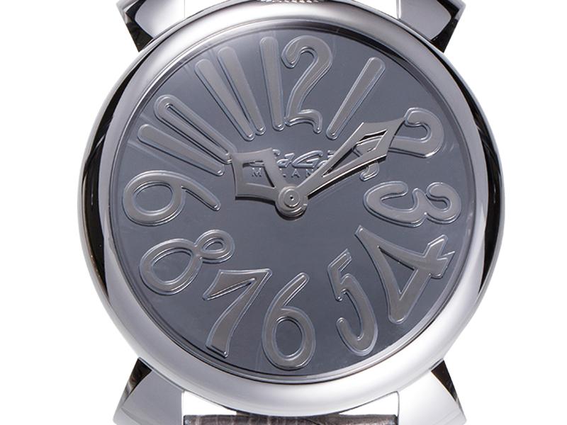 ガガミラノ コピー GaGa MILANO 時計 ユニセックス グレー 2016 SS MANUALE40MM 5220.MIR.01 ミラー 雑誌掲載 限定 マヌアーレ