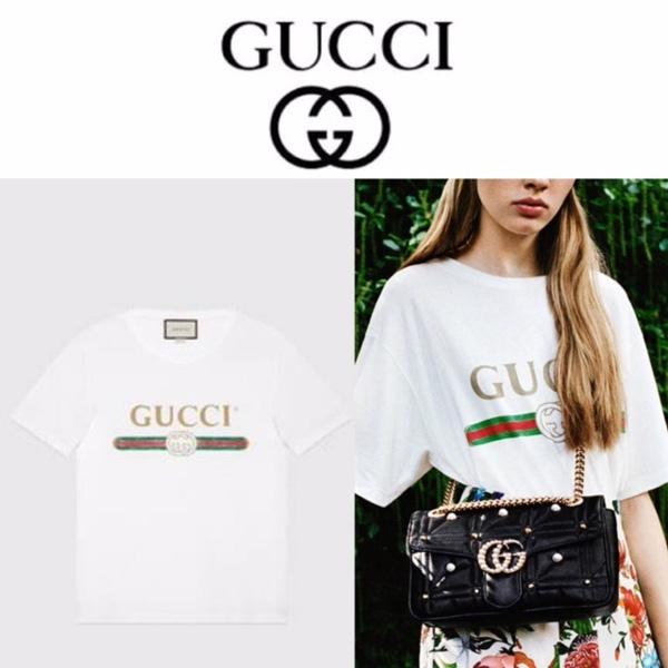 GUCCI 2017AW グッチスーパーコピーギフトOK ロゴTシャツ ユニセックス 7080901 