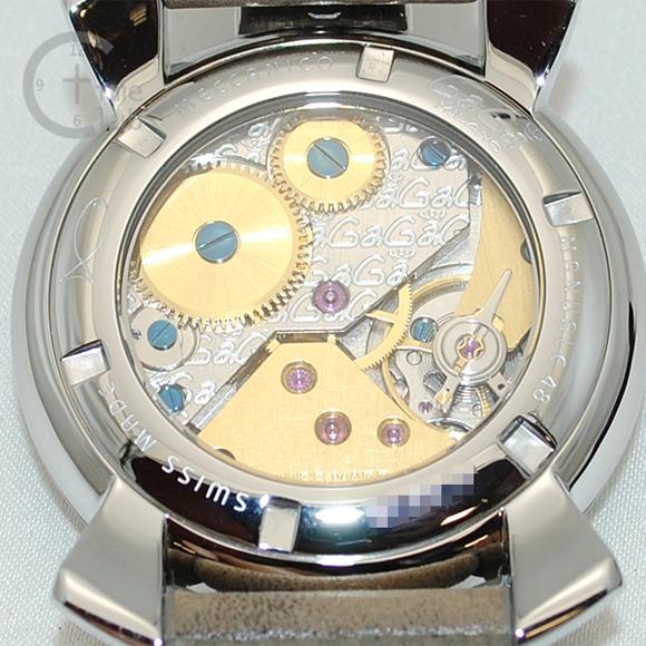 ガガミラノ スーパーコピーGaGa MILANO 時計 5010ART.01S マヌアーレ 48mm ベージュ/シルバー メンズ