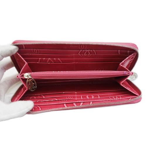 CARTIER/ カルティエ財布スーパーコピー ラウンドファスナー長財布 ピンク L3001255