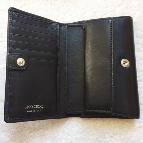 【国内即発】 Jimmy Choo スタースタッズ 財布 MARLIE CST 黒 7040510