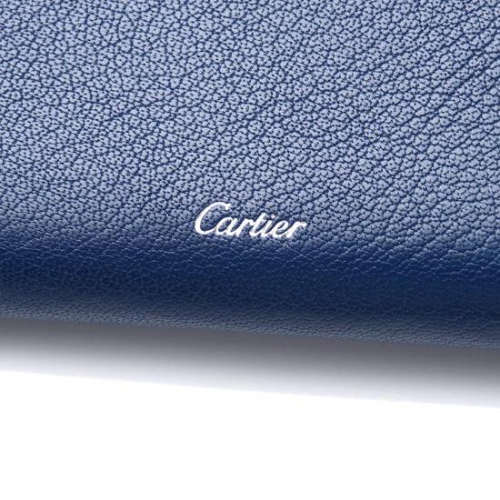 CARTIER/カルティエ スーパーコピー★インディゴ×３つ折り長財布★最新作★7060506