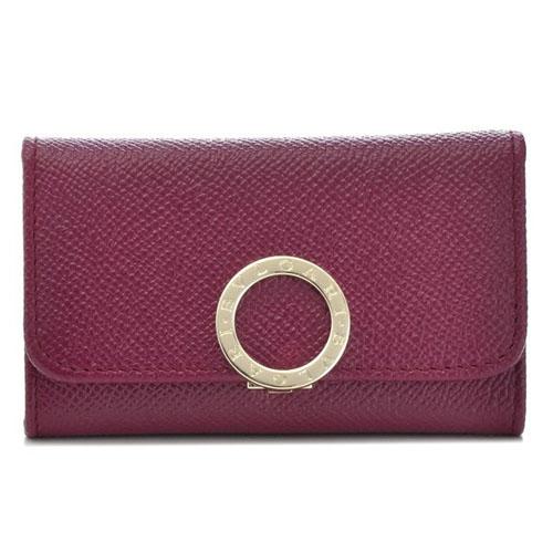 ★BVLGARI/ブルガリ★GOLD金具×キーケース×ラズベリーアガート★最新作★ 7031112