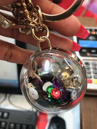 限定☆ ルブタンコピー サイン入り Key Ring ☆キーリング★3175125M023