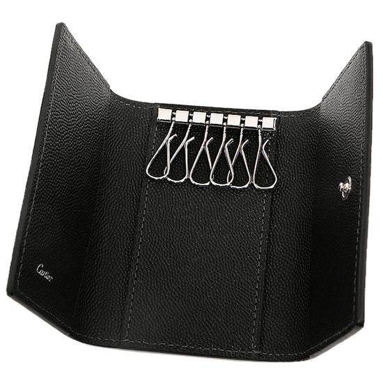 【即発】Cartier コピー 名刺入れ カルティエ L3000775 サントス キーケース ブラック