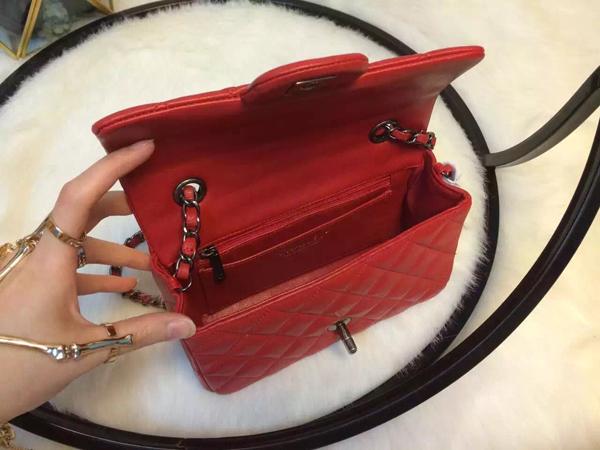 新作 シャネルスーパーコピー セール１点大人気の赤【CHANEL】ラムスキン マトラッセ バッグ