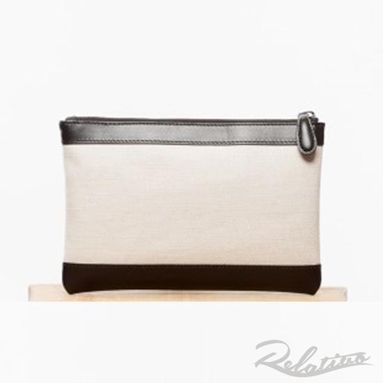 17AW☆国内発送【BALENCIAGA】バレンシアガ クラッチバッグ コピー キャンバス クラッチ S/ Black 7062706