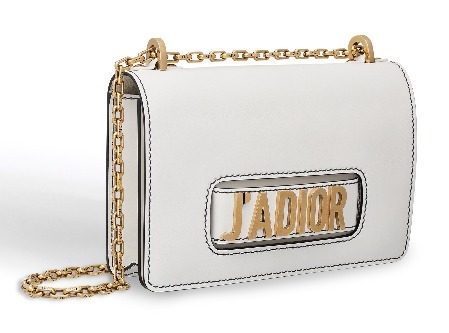 2017SS【Christian Dior】J'ADIOR ディオールスーパーコピー チェーンフラップバッグ ホワイト M9000CVQV M030
