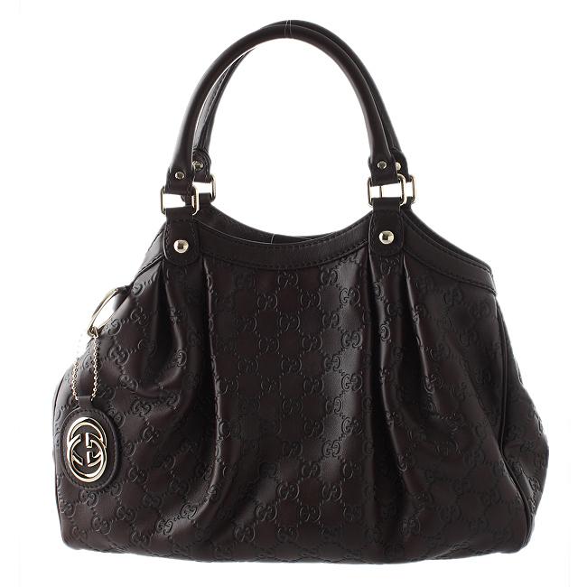 グッチ スーパーコピー バッグ GUCCI 211944 AA61G 2019シマレザー SUKEY スーキー ショルダーバッグ チョコレート