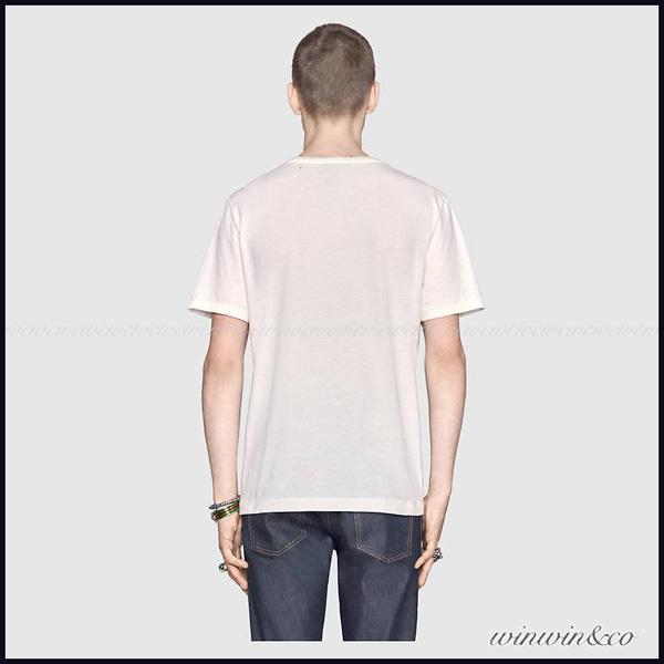 2017新作大人気 グッチスーパーコピー GUCCI メンズ プリント Tシャツ 440103 X5Q31 9134 